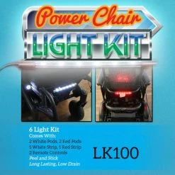 Coupon 🔔 Mon Ster Light Kit For Mobility Scooters And Power Chairs 👏 -mobilitymotor Sales power chair light kit