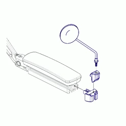 Top 10 😉 Mirror For Tru-Balance 3 Seats On Quantum Power Chairs 😀 -mobilitymotor Sales tb3 mirror frt